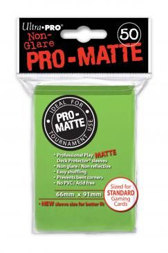 DECK PROTECTORS PRO MATTE LIME (50)
