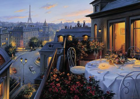 PUZZLE 1000: BALCONE A PARIGI