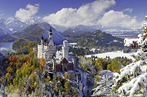PUZZLE 3000: NEUSCHWENSTEIN IN INVERNO