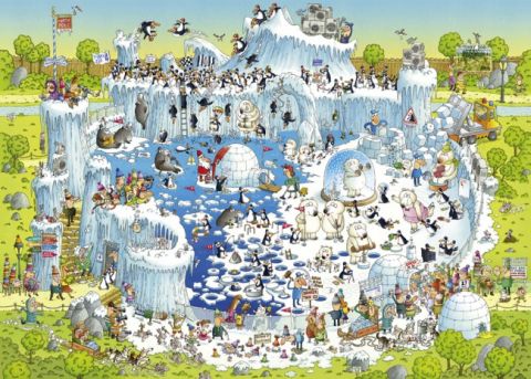 PUZZLE 1000: DEGANO, POLAR HABITAT