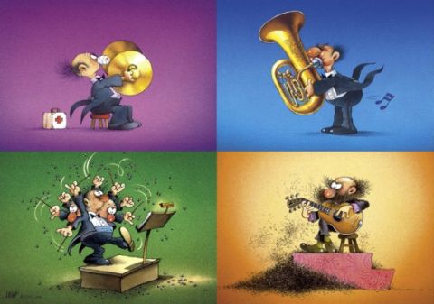 PUZZLE 150: LOUP, MUSICIANS