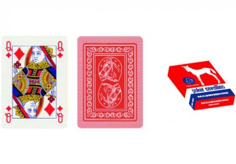 CARTE POKER CAVALLINO ROSSO