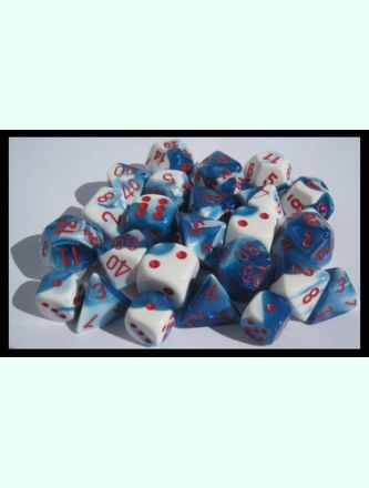 SACCHETTO 20 DADI GEMINI7 ASTRAL/BLUE/W