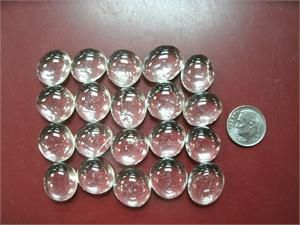 LIFE STONES: CLEAR GLASS (20)