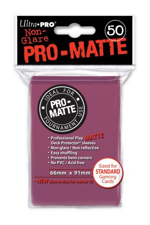 DECK PROTECTORS PRO MATTE MIRTILLO (50)