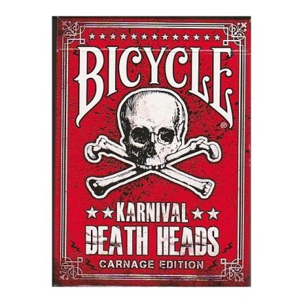 CARTE BICYCLE KARNIVAL DEATH HEADS
