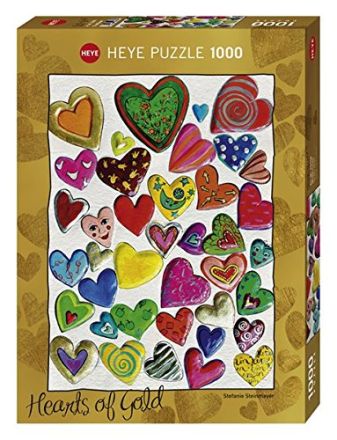 PUZZLE 1000: HEARTS OF GOLD