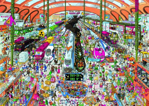 PUZZLE 2000: SCHONE - TRAIN STATION