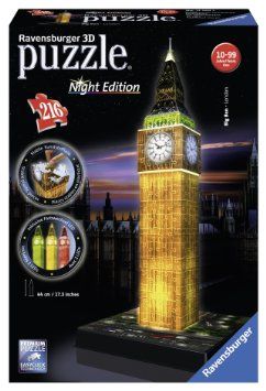 PUZZLE 3-D: BIG BEN - NIGHT EDITION
