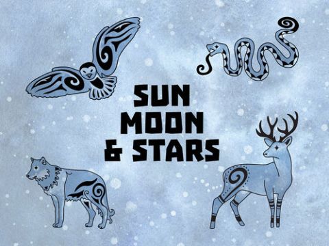 SUN MOON & STARS