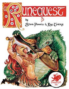 RUNEQUEST CLASSIC EDITION LEATHER COVER