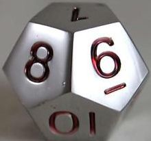 DADO METALLO 12 FACCE