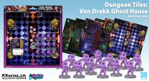 VON DRAKK GHOST HOUSE DUNGEON TILES