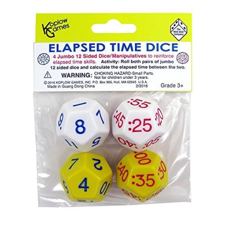ELAPSED TIME DICE SET
