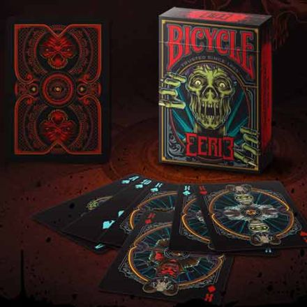 CARTE BICYCLE EERIE RED