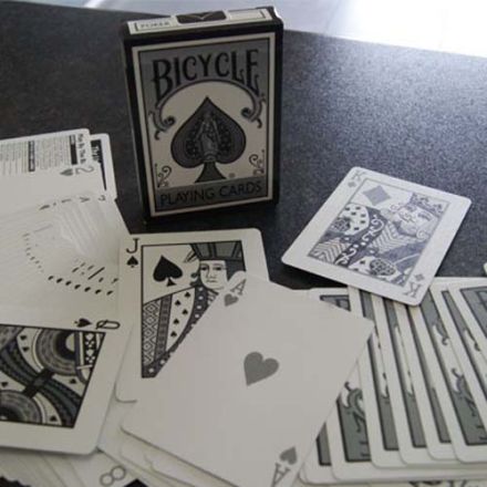 CARTE BICYCLE NEW FASHION SILVER & WHITE