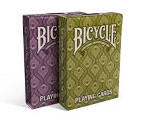 CARTE BICYCLE PEACOCK PATTERN