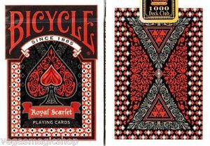 CARTE BICYCLE ROYAL SCARLET