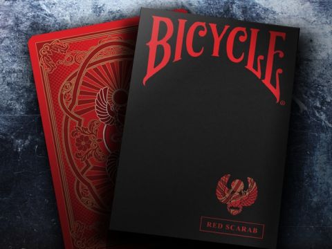 CARTE BICYCLE SCARAB ROSSE