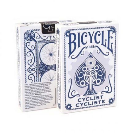 CARTE BICYCLE CYCLIST BLU