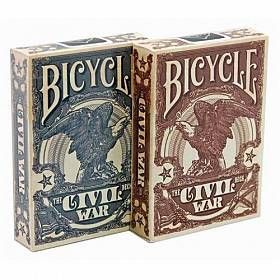 CARTE BICYCLE CIVIL WAR RED
