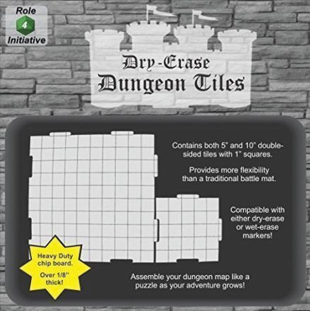 DRY ERASE 5 & 10 IN. DUNGEON TILES (21)