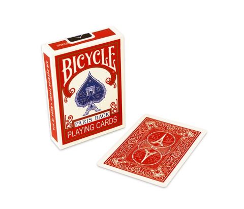 CARTE BICYCLE PARIS DORSO ROSSO