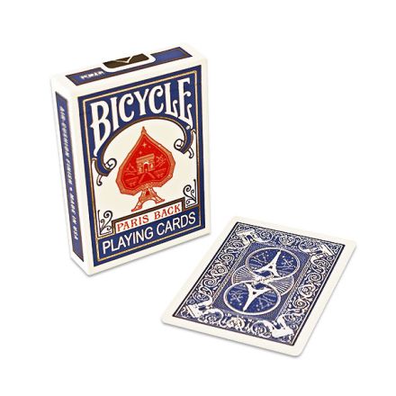 CARTE BICYCLE PARIS DORSO BLU