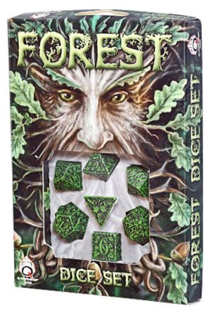 SET 7 DADI FORESTA VERDI/NERI