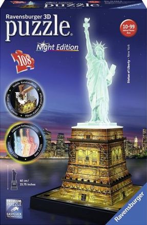 PUZZLE 3-D: STATUA DELLA LIBERTA' NIGHT