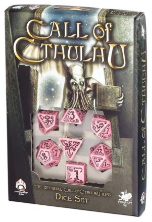 SET 7 DADI CALL OF CTHULHU ROSA