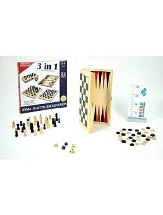 SCACCHI + DAMA + BACKGAMMON