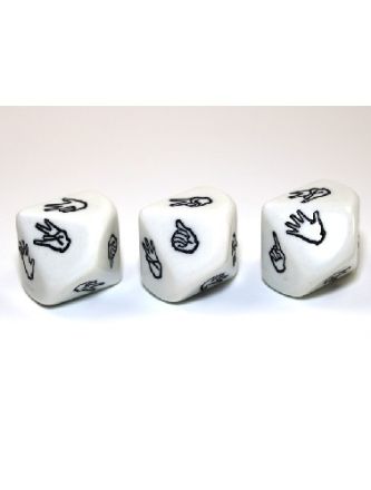 DADO D10 LINGUAGGIO DEI SEGNI