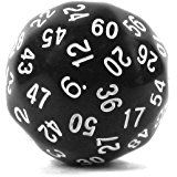 DADO 60 FACCE NERO