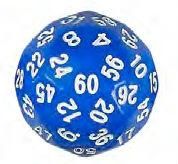 DADO 60 FACCE BLU
