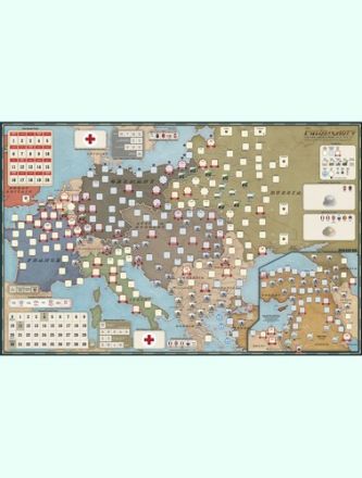 PATHS OF GLORY DELUXE MOUNTED MAP