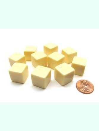 DADO 6 FACCE 16 MM. AVORIO NEUTRO