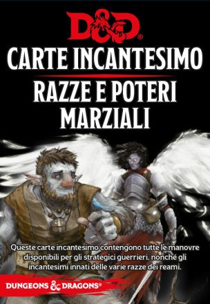 D&D5 – CARTE INCANTESIMO: RAZZE E POTERI MARZ.