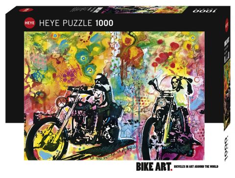 PUZZLE 1000: BIKE ART, EASY RIDER