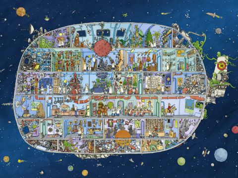 PUZZLE 1500: ADOLFSSON, SPACESHIP