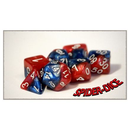 SET 7 DADI HALFSIES SPIDER-DICE