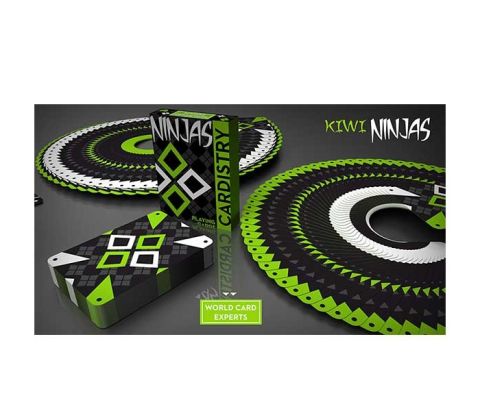 CARTE MAGIA CARDISTRY KIWI NINJAS VERDI