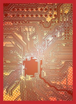 DECK PROTECTORS RED CIRCUITS (50)