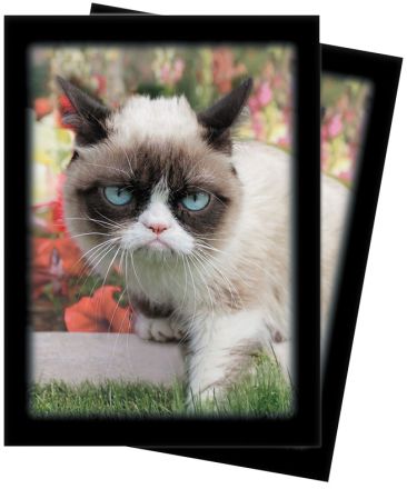 DECK PROTECTORS GRUMPY CAT FLOWERS (50)