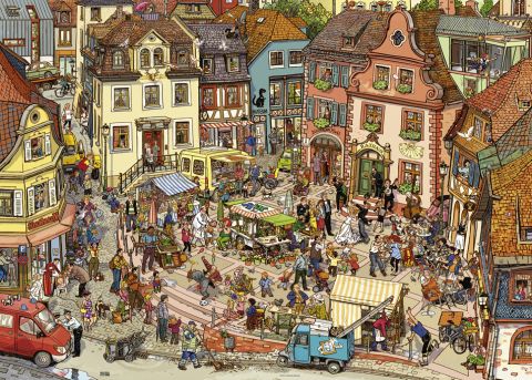 PUZZLE 1000 GOBEL: MARKET PLACE