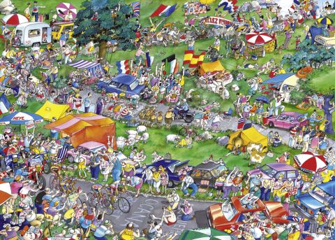 PUZZLE 1000: BLACHON, CYCLE RACE