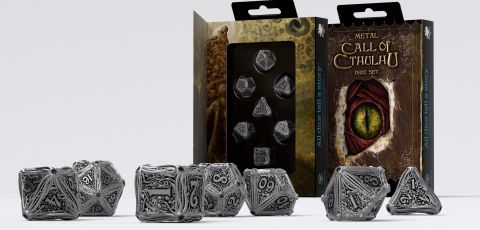 SET 7 DADI METALLICI CALL OF CTHULHU