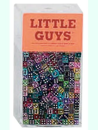 MINI DADO TRASPARENTE 5 MM.