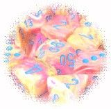 SET 7 DADI FESTIVE ALLUSION/BLUE