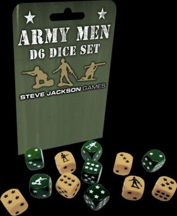 SET DADI 6 FACCE ARMY MEN (12)